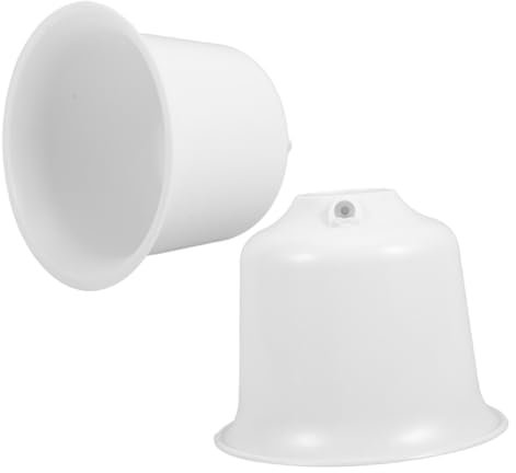 Angoily Ceiling Fan Dust Cover Plastic Hanging Candelabra Socket Light Bulb Adapter Ceiling Fan Canopy Top Canopy for Bedroom Low Profile
