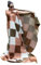 Tommy Lion Manta de lana de alpaca, manta de lana de alpaca y merino, hipoalergénica, suave, ligera, hecha a mano, sostenible, para todo el año, colección bohemia (marrón, Queen 203 x 229 cm)
