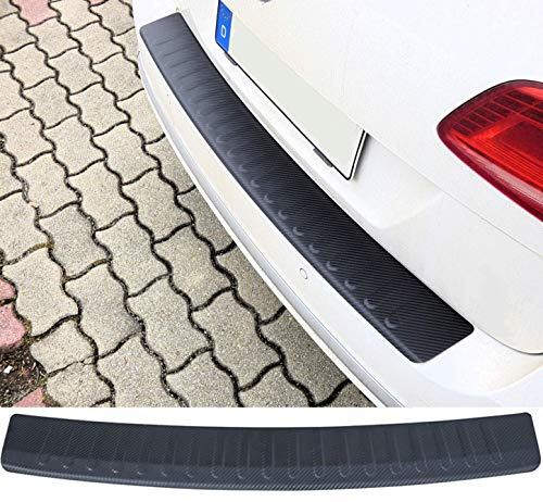 Fahrzeugspezifischer Ladekantenschutz Carbon Look mit Abkantung Metall passend für VW Golf 7 Schägheck 2017-2021