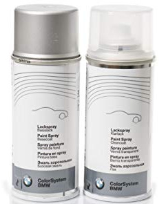 BMW Original Lackspray-Set Zweischicht Stahlgrau met. Farbcode 400