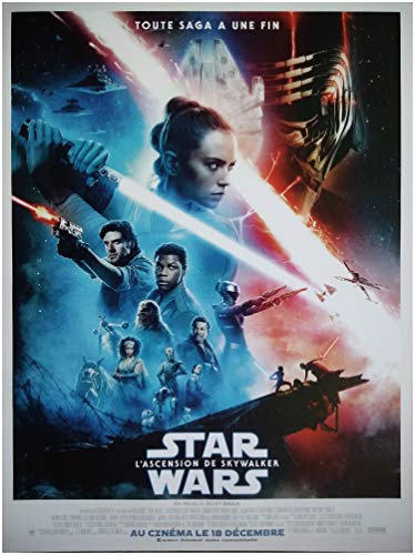 Affiche Officielle du Film Kinoplakat, Original, klein, Star Wars 9: Der Aufstieg von Skywalker (Format 40 x 53 cm, gerollt), Jahr 2019