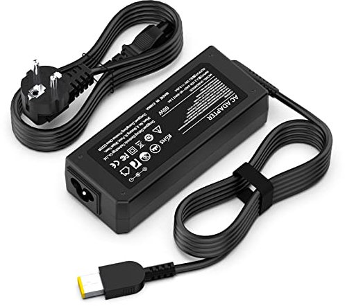 65W Cargador Portatil USB Compatible con Lenovo ThinkPad T430 T440 T450 T460 E540 E550 X240 X250 X270 G50 Z50 G70 IdeaPad Flex 2 3 Yoga 2 11 11s ADLX65NLC2A ADLX65NCC3A
