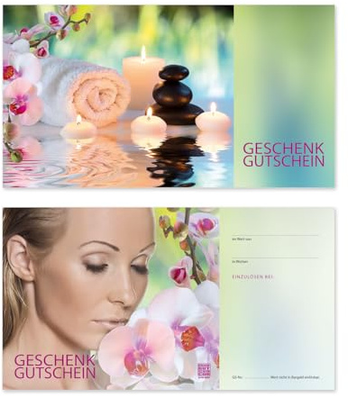 GESCHENKGUTSCHEINcom - 25 Geschenkgutscheine für Kosmetiksalons Kosmetikerinnen Kosmetikbehandlungen - Gutschein-Vordruck blanko KS1233-0-25