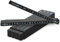 COM-FOUR® 5x mètre pliant en plastique - mètre pliant de 2 mètres avec 10 sections - mètre mètre métrique en noir (5 pièces - 2 mètres - noir)