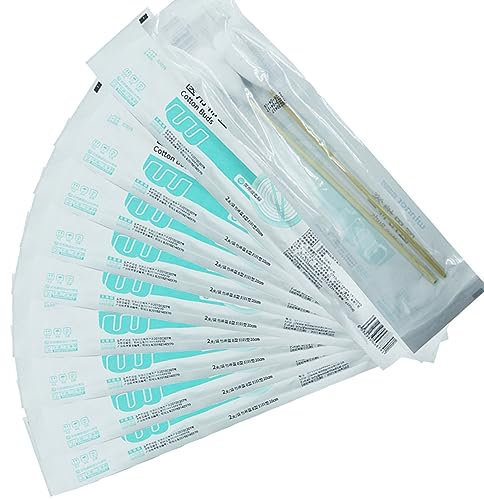 Lot de 20 cotons-tiges jumbo de 20 cm pour gynécologie - 20 bâtonnets/sac (2 bâtons/sac) - Emballage individuel