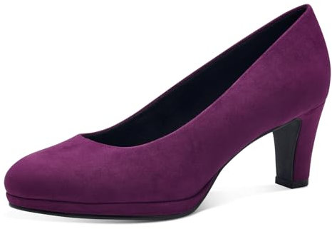 MARCO TOZZI Damen Pumps mit Trichterabsatz Vegan, Rosa (Grape), 39 EU