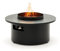 Planika Dot 2-en-1 Mesa de Café con Fuego – Fogata, Chimenea Exterior, de jardín, de café para Patio, de café, Calefactor para Patio. Superficie Duradera, fácil de controlar, Incluye Cubierta.
