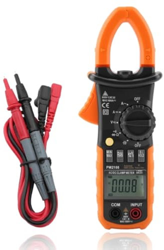 Pince ampèremétrique numérique, PM2108, pince multimètre numérique portable AC DC, testeur de tension de courant, ampèremètre portatif pour équipement électrique