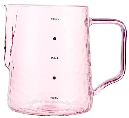 IMIKEYA 1pezzi Caffettiera in Vetro Portatile Per Caffè e Latte Resistente Per Cucina Hotel Ristoranti Uso Versatile Beccuccio Per Versare Versare