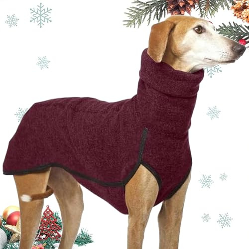 Pull Whippet | Whippet | Pull Chaud Italien pour Lévriers | Lurcher Sweater Sweatshirt | Vêtement À Col Roulé pour Chien De Petite, Moyenne Et Grande Taille