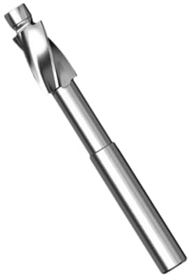 Fresa avellanadora HSS con mango recto, broca avellanadora de fondo plan0 de acero blanco, M3-M16(5.3mm*10mm)