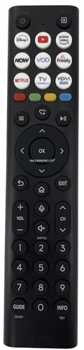 Genuine Replacement ERF2A38 HT413405 T413405 Voice Remote Control fit for Hisense TV 50U7QTUK 50A7QTUK 55E7QTUK Smart TV