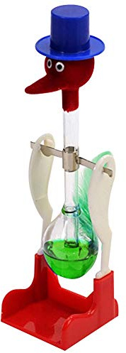 Drinking Bird Glass Desk Toy, Perpetual Motion Science Gift, Physics Gadget | Glass dipping bird, Perpetual motion, No batteries, Physics gift, STEM teacher student, Novelty prank, Calming stress relief