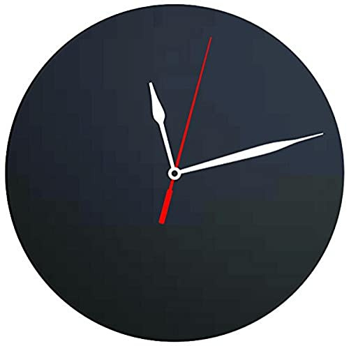 Securit FB-CLOCK Kreidetafel SilhouetteUhr, 27x27cm | Doppelseitig beschreibbar - Kreidemarker enthalten - Innen und Außen