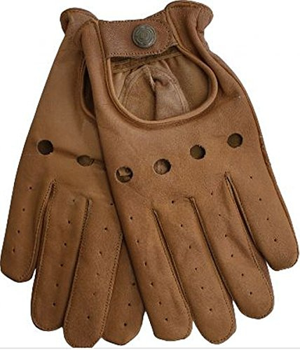 German Wear Herren Driving Autofahrer Handschuhe Retro Lederhandschuh in 8 Farben