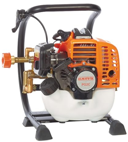 ANOVA - Pulverizador Mochila Gasolina Ligero | 25 L | Cilindrada 26 cc 2T | Potencia 1,1 HP - 0,8 kW | Presión 18 Bar | Para Tratamientos Fitosanitarios, Riego y Jardinería | Arranque Manual