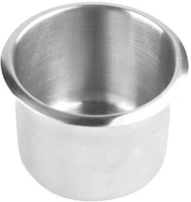 Stainless Steel Drop In Cup Holder, Recessed RV Drink Holder Insert | Flush Mount Recessed Drink Holder for Motorhome, Campervan, Boat, Marine, Caravan and Truck
