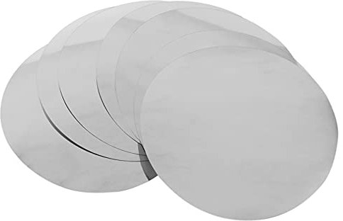 Bopfimer 50Pcs 3inch Silver Wine Pourer Disk Drip-proof Drip Pouring Pour Spout Foil Wine Bottle Pourer Discs