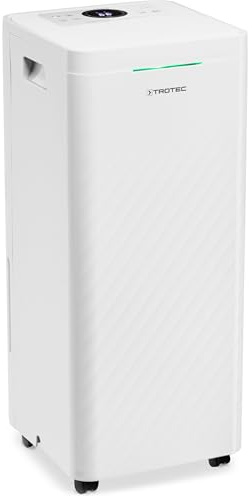 TROTEC Deumidificatore e depuratore d'aria di design TTK 64 HEPA | Adatto ad ambienti fino a 50 m² / 125 m³ | Capacità di deumidificazione max. 24 litri / 24 ore