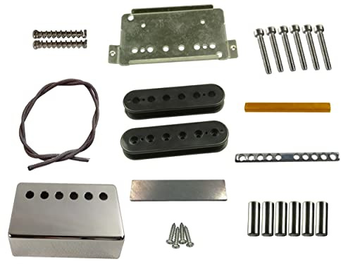 Vintage Style PAF Humbucker Bausatz Kurzer Roughcast Alnico 2