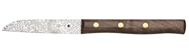 Zöppken Style - Das premium Herder-Messer aus Solingen. Extra Scharf mit edlem Holzgriff. Allzweckmesser/Gemüsemesser/Schälmesser/Küchenmesser Deutschland Rostfrei
