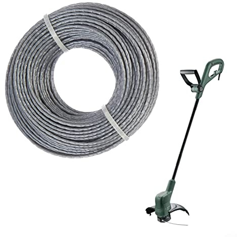 Rasentrimmer Trimmerfaden für BOSCH ART 24 27 30 36 Li 24 m 1,65 mm F016800462 Rasentrimmerfäde Trimmer Line Trimmerschnur Rasen Rasentrimmer Schnur