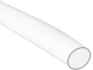 QUARKZMAN Tube PVC Transparent pour Faisceau de Câbles, 12mm ID 3 Mètres de Long Tube PVC pour Câble Électrique Manchon pour la Gaine de Câbles et la Protection des Fils