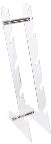JECOMPRIS Brillenständer Transparentes fünfschichtiges Brillenregal aus Acryl Sonnenbrillenständer Brillen-Display-Tablett Ausstellungsregale Ständer für Acrylgläser Brillenhalter stehen