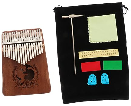 Parliky 1satz Kalimba Daumenklavier Töne Handgefertigtes Fingerpiano Vintage-farben Für Anfänger Und Junge Mädchen Tragbares Musikinstrument Für Junge Mädchen Und Erwachsene