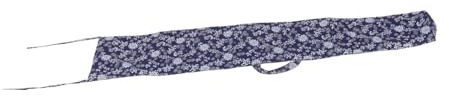 Antike Tasche für Guqin aus Stoff mit Retro Blumenmuster Blau | Baumwolle, Schützende Ausführung gegen Stöße, Passende Hülle im Traditionellen Stil