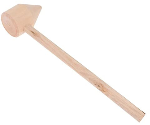 Toyvian 5pcs Boys and Toys Boys and Girls Toy Hammers Mini Mallets Wooden Hammer