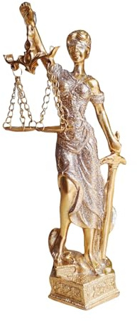 Statue der Göttin der Gerechtigkeit – Statue der Justitia, Göttin der Gerechtigkeit Ornamente | Römische Göttin des blinden Gesetzes, Göttin der Gerechtigkeit und Gerechtigkeit, Schreibtischdekoration