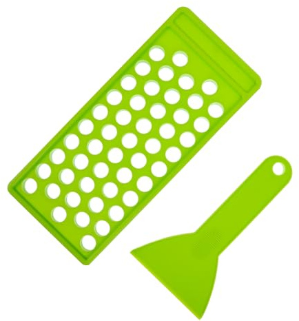 VALICLUD 50löcher Lippenbalsam-tablett Füllschale und Spatel für Diy-lippenbalsam-herstellung Leere Behälter zum Befüllen von Lippenprodukten