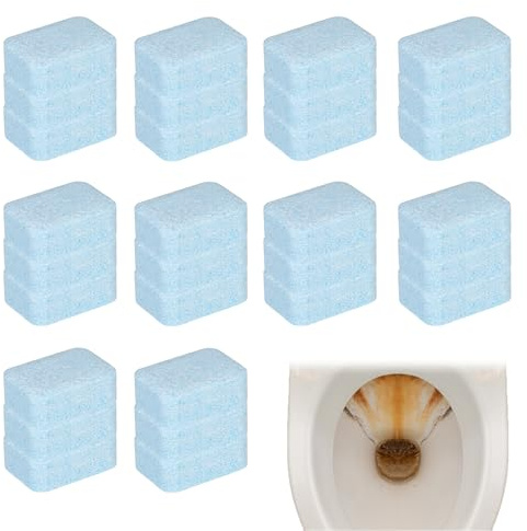 Spülkasten Tabs, 36 Stück Toilet Bowl Cleaner Tablets, WC Schaum, Reinigungswürfel, Spülkasten Reiniger, Kann Kalk Und Urinstein Entfernen, Tiefenreinigung Frischen Duftchaum