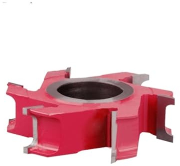 Sagomatrice for porte taglio e realizzazione di mo Fresa for smussatura di legno massello, pialla a quattro lati, smussatura combinata del piede(Inner hole 35mm,D100XL70X6T)