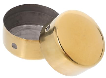 Uonlytech 2pcs Stainless Steel Handrail End Caps Round Post Caps Staircase Handrail Fittings Sealing Cover for Railing Posts