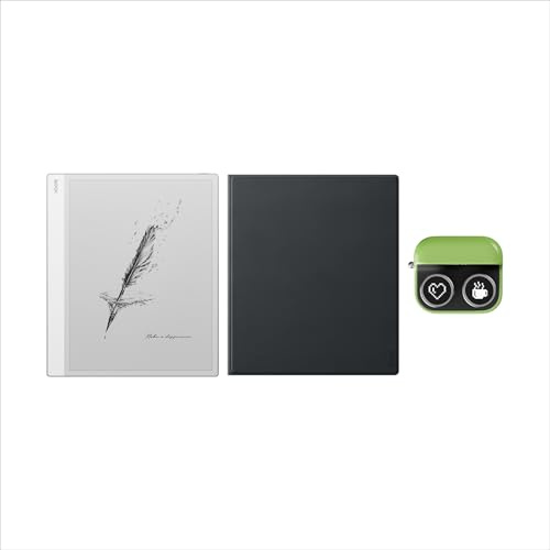 BOOX Tablette Note Max Tappy Groupée 13,3” Bloc-Notes N/B 300 PPP 128 GB Android 13 E-Ink (Pas Éclairage)