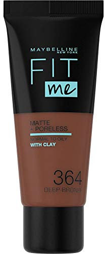 Maybelline New York Fit me! Matte & Poreless Make-up Nr. 364 Deep Bronze, 30 ml