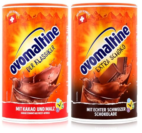 Pacchetto degustazione Ovomaltine Swissmade bevanda in polvere da 2 confezioni