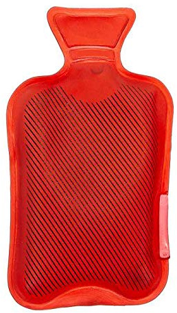 itsisa Taschenwärmer Wärmflasche, rot - Wichtelgeschenk, Handwärmer, Taschenheizkissen