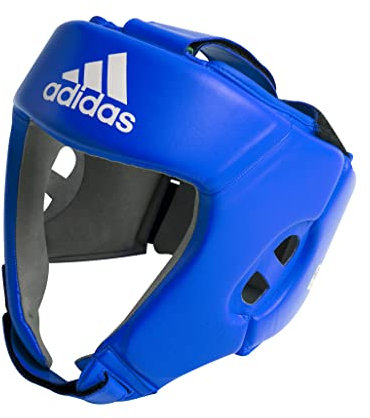 adidas Unisex – Erwachsene Iba Boxing Head Guard Kopfschutz, Blau, S EU