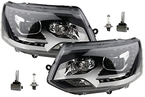 Johns, Scheinwerfer Xenon passend für VW Transporter T5 09- Set mit Leuchtmittel L R