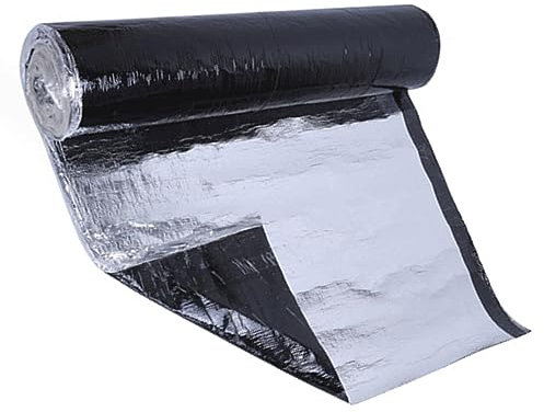 Tela Asfaltica Autoadhesiva, Cintas De Butilo Impermeable, Cinta De para Reparación Autoadhesiva Bituminosa, para Caravanas, Techo, Ventana, Ruptura De Tuberías, Goteras, Grietas (Size : 0.5x1m)