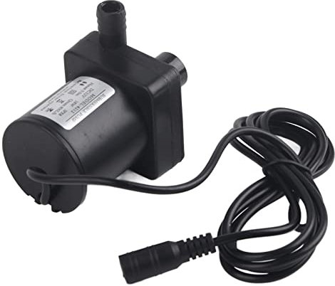 12V DC Tauchwasserpumpe, 18W 800L/h Mini Silent Bürstenlose Tauchwasserpumpe für Pools Teich Aquarium Aquarium