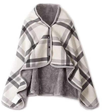 KKPLZZ Coperta Riscaldata Tramite USB Coperta Riscaldata per Adulti Mantella Riscaldante con Sciarpa Calda con Riscaldamento Elettrico ﻿