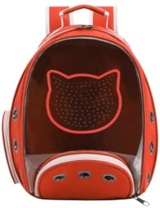 IWENZHKPA Katzenrucksack Hunderucksack Katze Hund Tasche Katze Rucksack Reise Raum Kapsel Oxford Tuch Haustier Rucksack Träger Für Outdoor Katzen Transport Tasche(C)