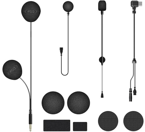 Fodsports FOD HRSQS Speakers M1-S PLUS and M1-S AIR Motorcycle Intercom Headset(Hard Microphone and Soft Microphone)
