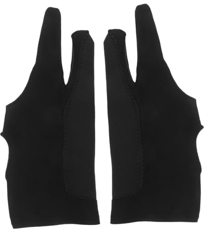 FRCOLOR Painting Gloves High Elasticity Two-Finger Gloves for Artist Drawing Tablet Use Smudge Mitten Design Reusable for Left and Right Hand