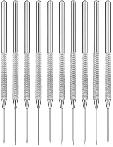 10 Pcs Clay Needle Tools, Stainless Steel Ceramic Detail Tools, Clay Modeling Sculpture Pro Needle for Polymer Clay Pottery Sculpting Tool