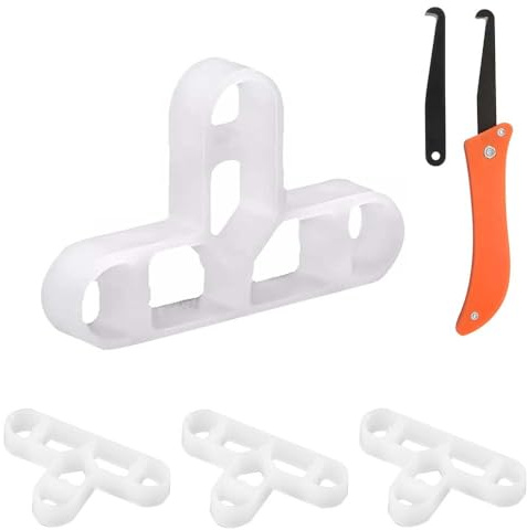 350 Pcs Ceramic Tile Spacers, 10mm T-Shaped Spacers | Slab Brick Spacer and Grout Removal Tool, Tile Leveling System Tool for Garden Slabs, Wall Tiler, DIY Paving Tiling